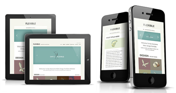 Responsive worpress theme