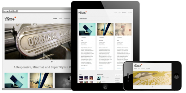 clean responsive theme