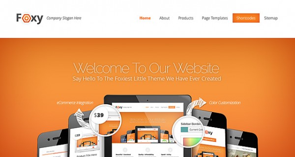 foxy wordpress theme